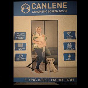Magnetic Screen Door Pet Friendly -  Flying Insect Protection NEW BOXED
